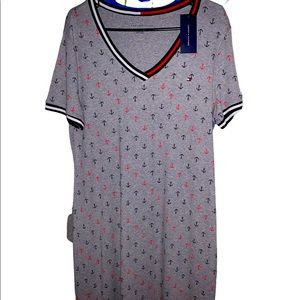 ⚓️ Tommy Hilfiger V-Neck T-Shirt Dress/Cover-Up